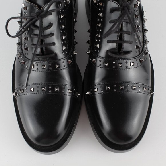 Valentino Garavani Women's Gentleglam Studded Wingtip Oxford - Office to Weekend - Picture 7 of 16